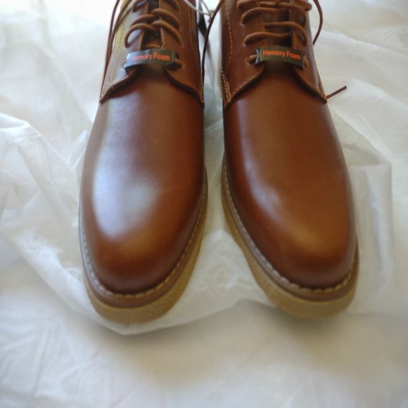 Deer Stags Men's Brown Mitchell Lace-up Shoes  SIZE 10.5 M NEW - Picture 5 of 13